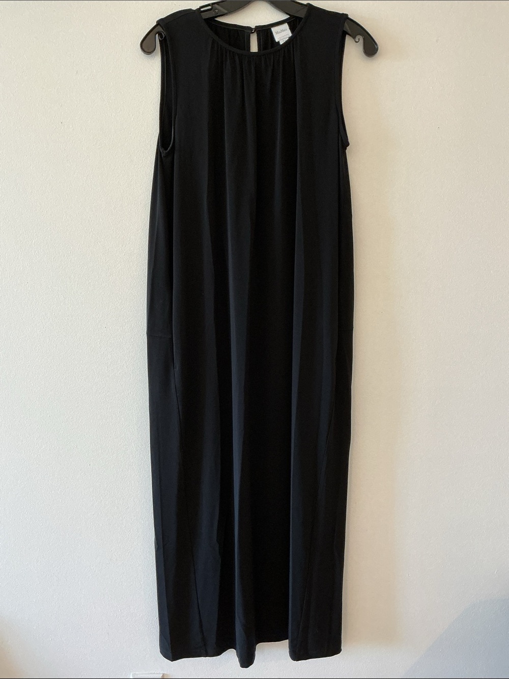 MaxMara Leisure Maxi Dress Black Sz L
